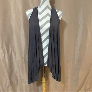 C. Oliver Large Open Sleeveless Cardigan